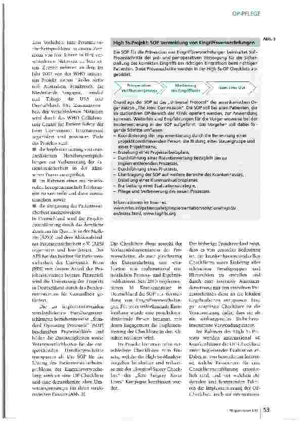 Vorschauseite 4: OP-Checklisten erhöhen Sicherheit