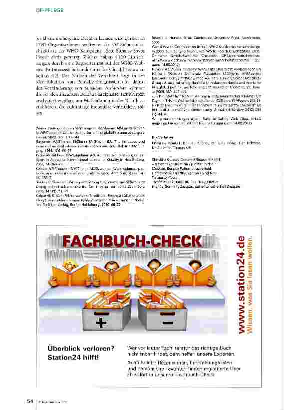 Vorschauseite 5: OP-Checklisten erhöhen Sicherheit