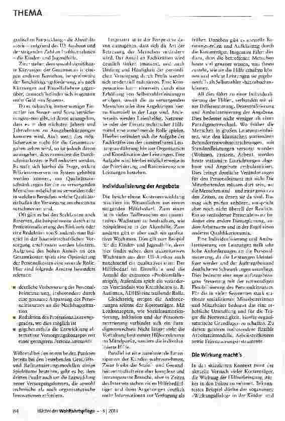 Vorschauseite 2: Differenzierung, Dezentralisierung, Ambulantisierung