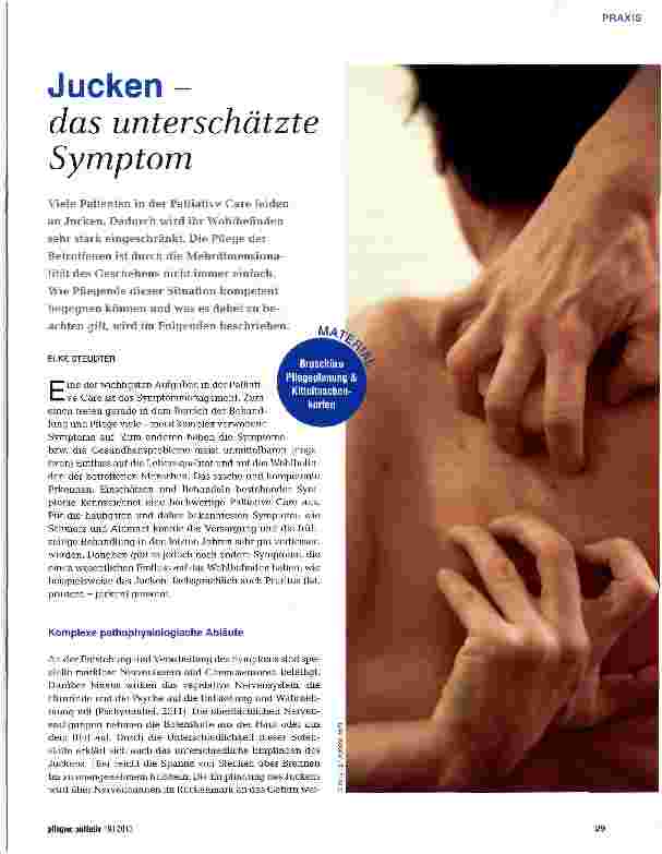 Vorschauseite 1: Jucken - das unterschätzte Symptom