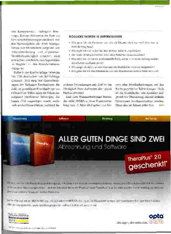 Vorschauseite 4: Der Nutzen von Supervision und Coaching in der Physiotherapie und in medizinischen Berufen
