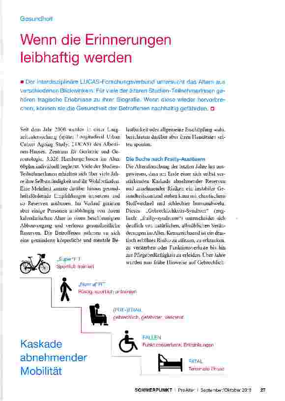 Vorschauseite 1: Wenn die Erinnerungen leibhaftig werden
