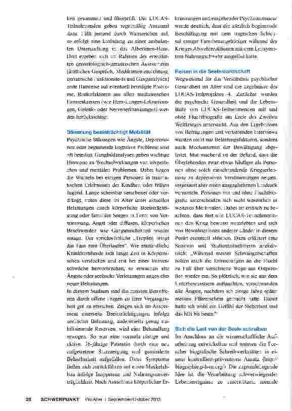 Vorschauseite 2: Wenn die Erinnerungen leibhaftig werden