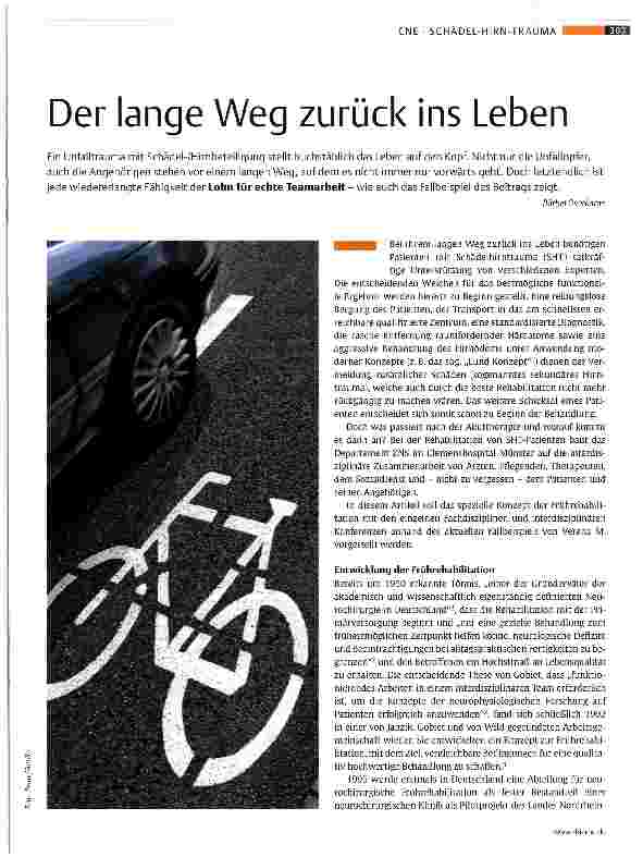 Vorschauseite 1: Der lange Weg zurück ins Leben