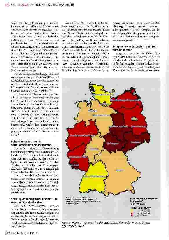 Vorschauseite 6: Regionale Zusammenhänge von Einkommensschwäche und Krankenhausbehandlung bei Kindern
