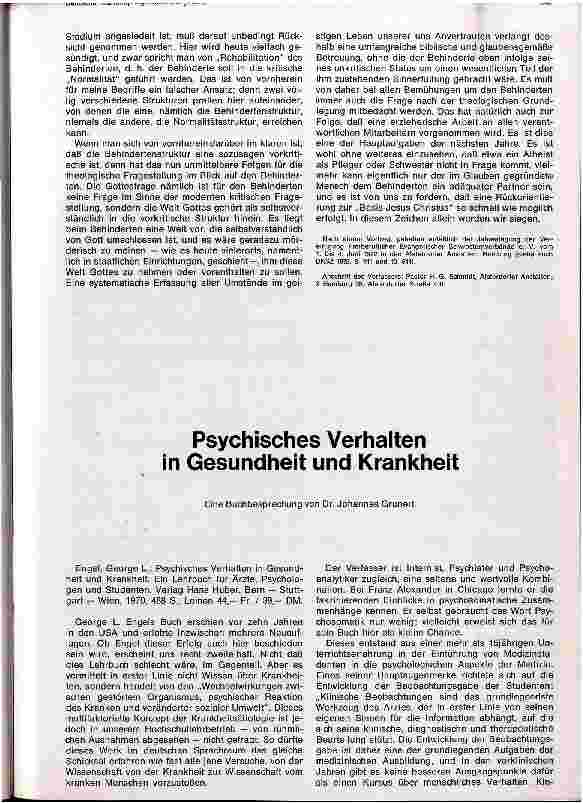 Vorschauseite 3: Das Selbstverständnis und die Selbstverwirklichung des lebenslang behinderten Menschen - eine theologische Frage