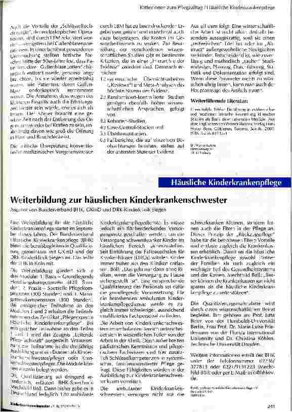 Vorschauseite 2: Evidenzbasierte Medizin
