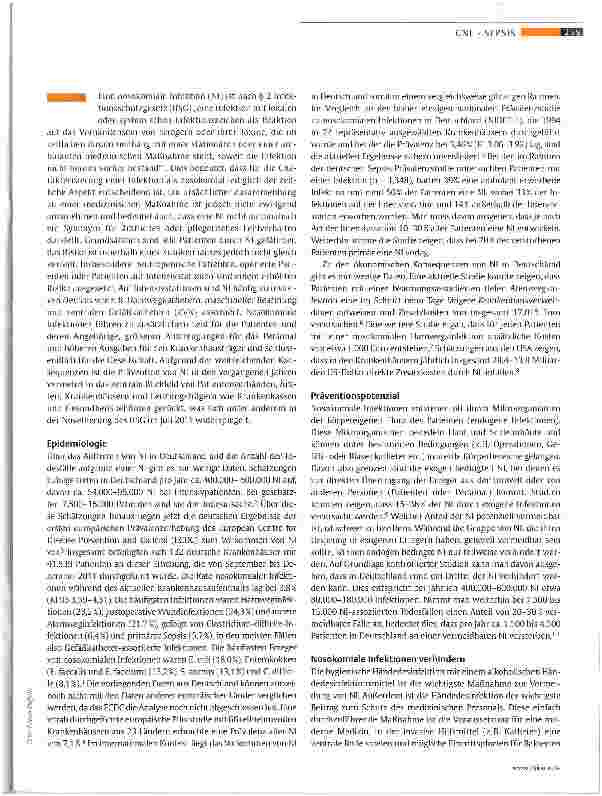 Vorschauseite 2: Krankenhausinfektionen besser verhindern