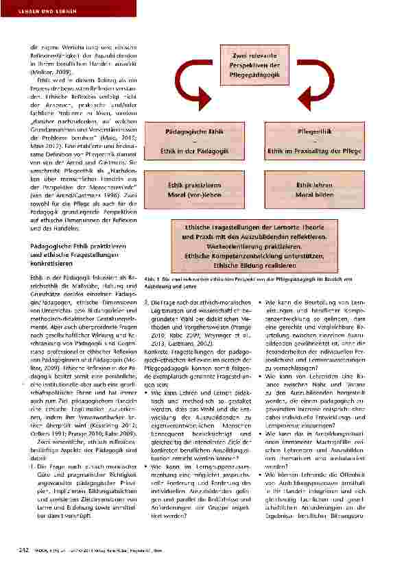 Vorschauseite 2: Ethik lehren und ethische Reflexion praktizieren