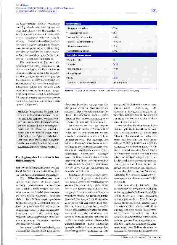 Vorschauseite 2: Querschnittlähmung durch intramedulläre Läsionen