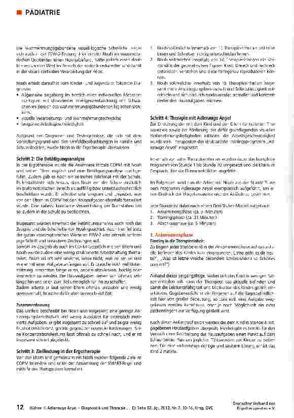 Vorschauseite 3: Adlerauge Anyel Diagnostik und Therapie der visuellen Verarbeitungsund Wahrnehmungsstörung Teil 2
