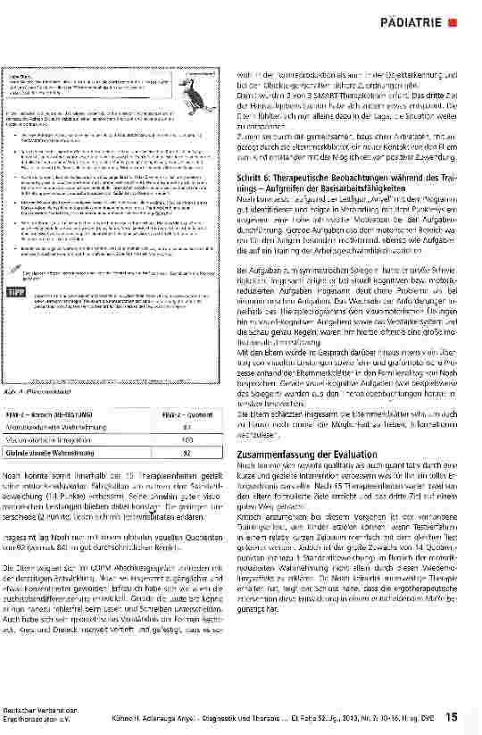 Vorschauseite 6: Adlerauge Anyel Diagnostik und Therapie der visuellen Verarbeitungsund Wahrnehmungsstörung Teil 2