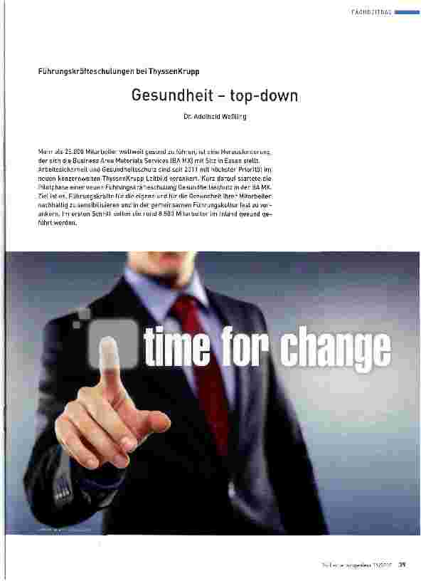 Vorschauseite 1: Gesundheit - top-down