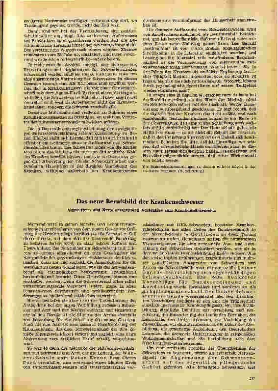Vorschauseite 4: Stirbt der Schwesternberuf aus?