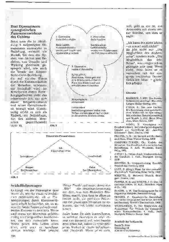 Vorschauseite 6: Synergien: Zusammenwirken statt Ausweglosigkeit - glücklich leben, glücklich pflegen