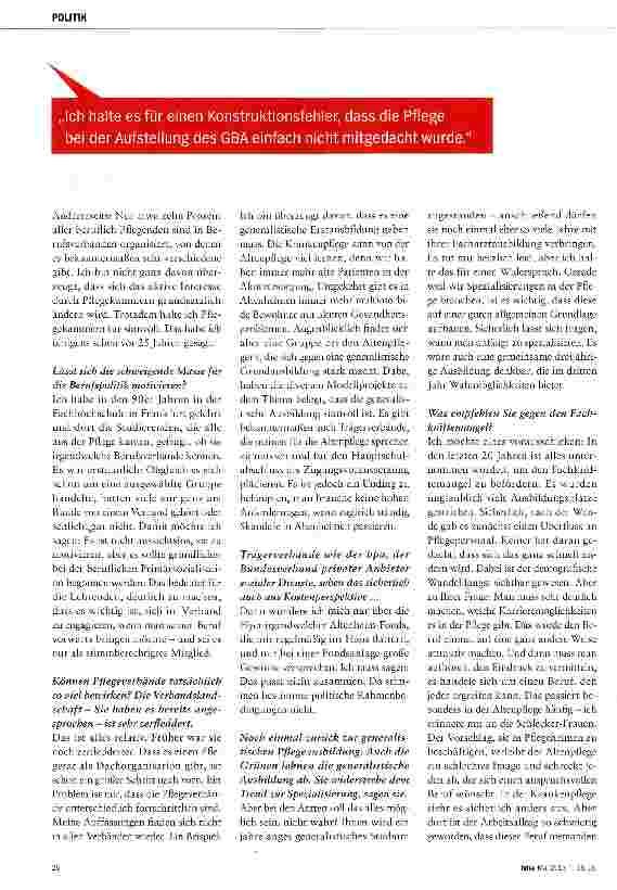 Vorschauseite 3: GBA und IQWiG definieren alles rein ärztlich