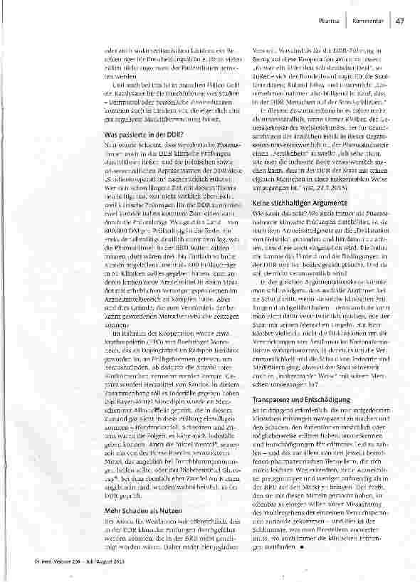 Vorschauseite 2: „Ein übler deutsch-deutscher Deal