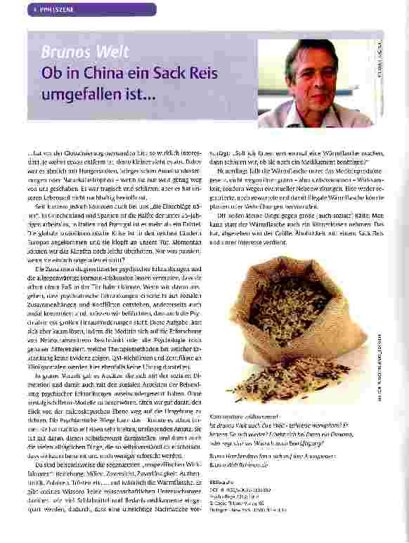 Vorschauseite 1: Ob in China ein Sack Reis umgefallen ist. ..
