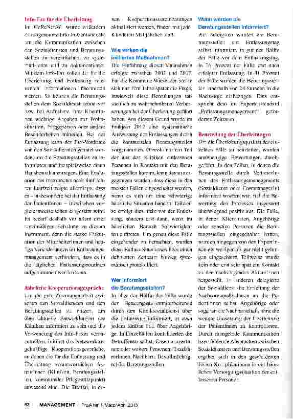 Vorschauseite 3: Aus der Klinik wieder nach Hause Unterstützung der Überleitung durch die Kommune