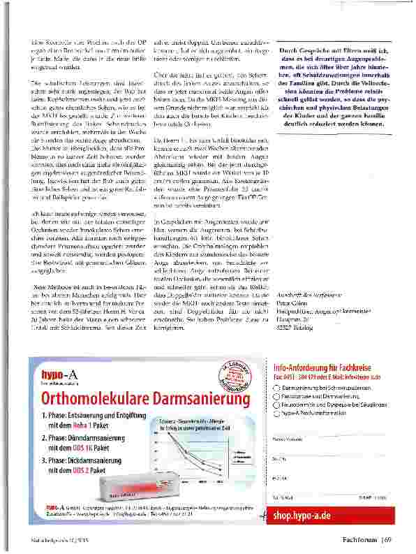 Vorschauseite 3: Erfolg bei permanent durchgeführter Abdeckmethode