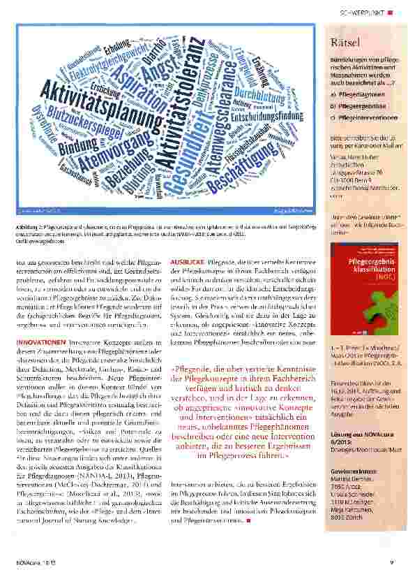 Vorschauseite 4: Pflegekonzepte, Pflegeinterventionen und Innovationen