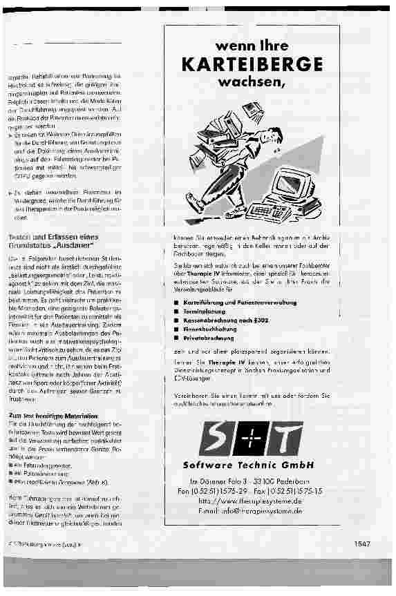 Vorschauseite 2: Orientierungshilfen zur Dosierung eines Ausdauertrainings auf dem Fahrradergometer bei Patienten mit mittelbis wergradiger COPD