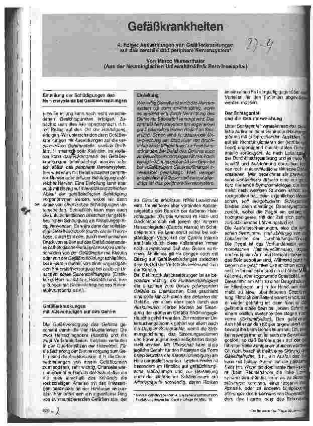 Vorschauseite 1: Gefäßkrankheiten