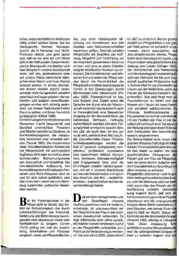 Vorschauseite 3: Vom Abenteuer der Befreiung zur Fürsorglichkeit Herausforderungen für die Pflege in Europa (Referat)