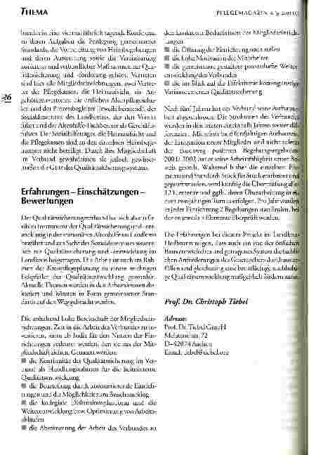 Vorschauseite 3: Modell zur Qualitätssicherung für stationäre Pflegeeinrichtungen Regionaler Qualitätssicherungsverbund im Landkreis Heilbronn