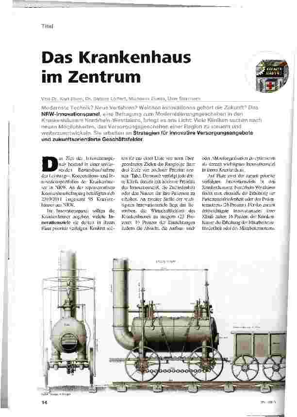 Vorschauseite 1: Das Krankenhaus im Zentrum
