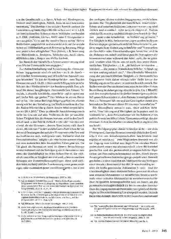 Vorschauseite 2: Personalratstätigkeit - Engagement in einem politisch-sozialen öffentlichen Ehrenamt
