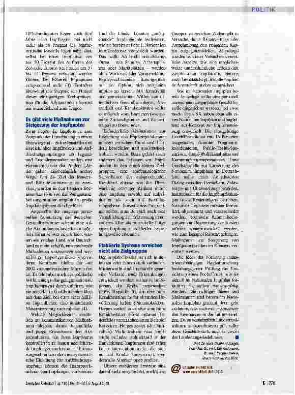 Vorschauseite 2: Die Debatten drehen sich im Kreis