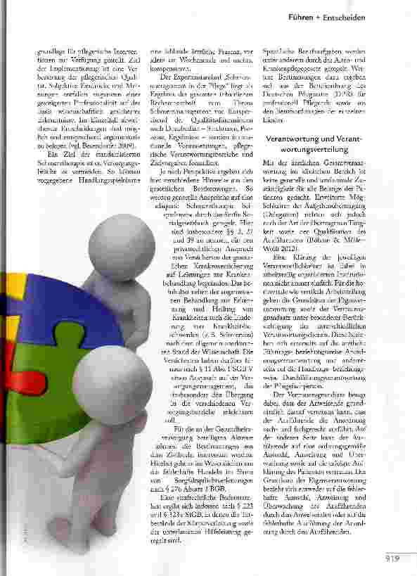 Vorschauseite 2: SCHMERZMANAGEMENT: WER IST VERANTWORTLICH?