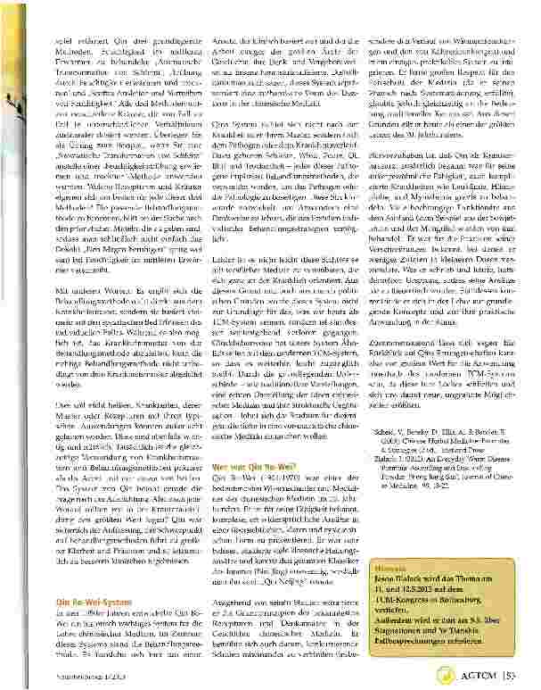 Vorschauseite 2: Individuelle Behandlung von Patienten auf der Grundlage von Qin Bo-Weis Methoden