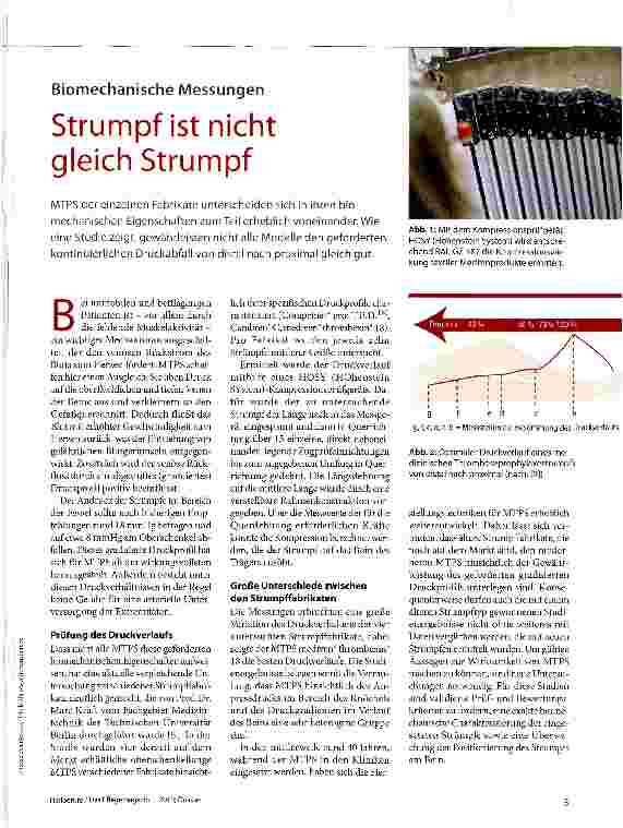 Vorschauseite 1: Strumpf ist nicht gleich Strumpf