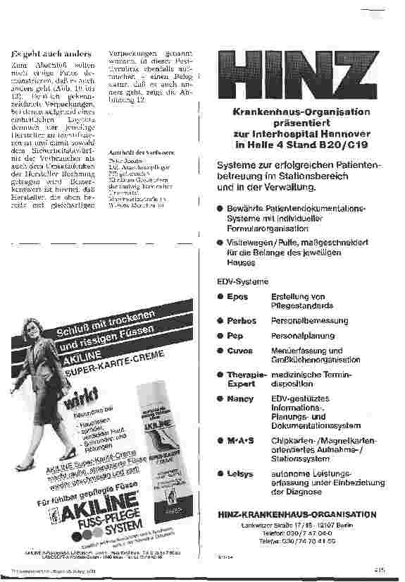 Vorschauseite 4: Selbstdarstellung kontra Sicherheit? Überlegungen zur Verpackung von Medikamenten und Verbrauchsmaterialien
