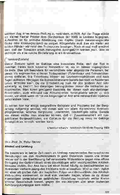 Vorschauseite 4: Bergunfälle - Maßnahmen und Probleme bei der Erstversorgung