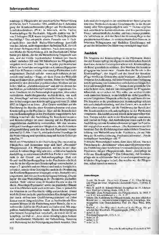 Vorschauseite 3: Die Qualifikation des Pflegepersonals in der Psychiatrie im Spannungsfeld historischer Widersprüche