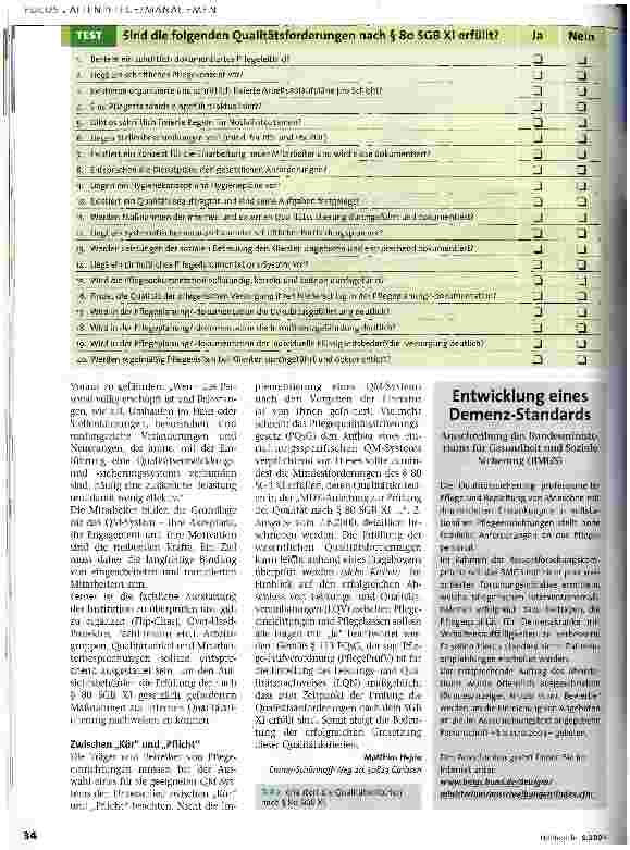 Vorschauseite 3: Qualitätsmanagement in der Altenpflege 1. Teil