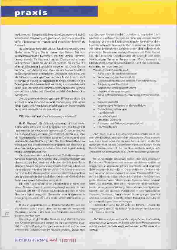 Vorschauseite 2: Das Vibrationstraining