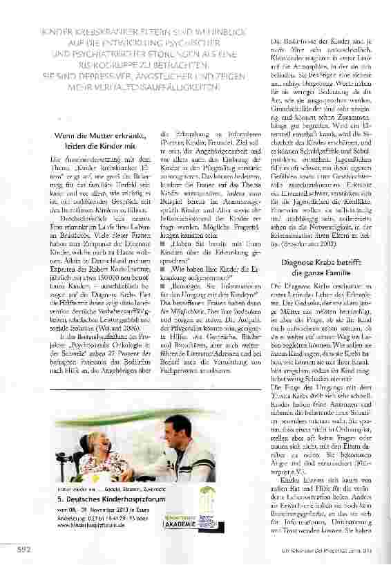 Vorschauseite 2: DIAGNOSE BRUSTKREBS: MIT DEN KINDERN DARÜBER REDEN