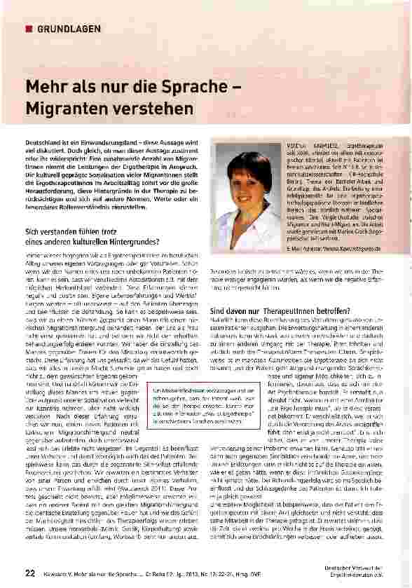 Vorschauseite 1: Mehr als nur die Sprache -Migranten verstehen