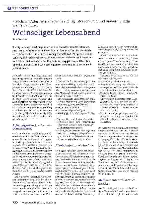 Vorschauseite 1: Weinseliger Lebensabend