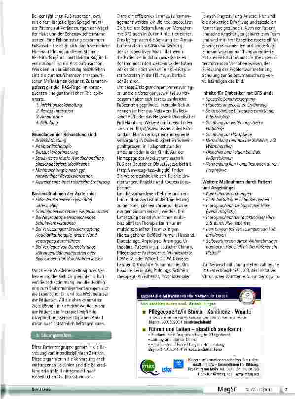 Vorschauseite 4: Das Diabetische Fußsyndrom -Amputationen vermeiden