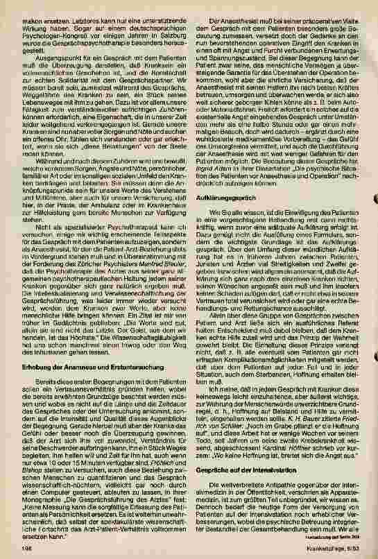Vorschauseite 2: Das Gespräch aus Sicht des Anästhesisten
