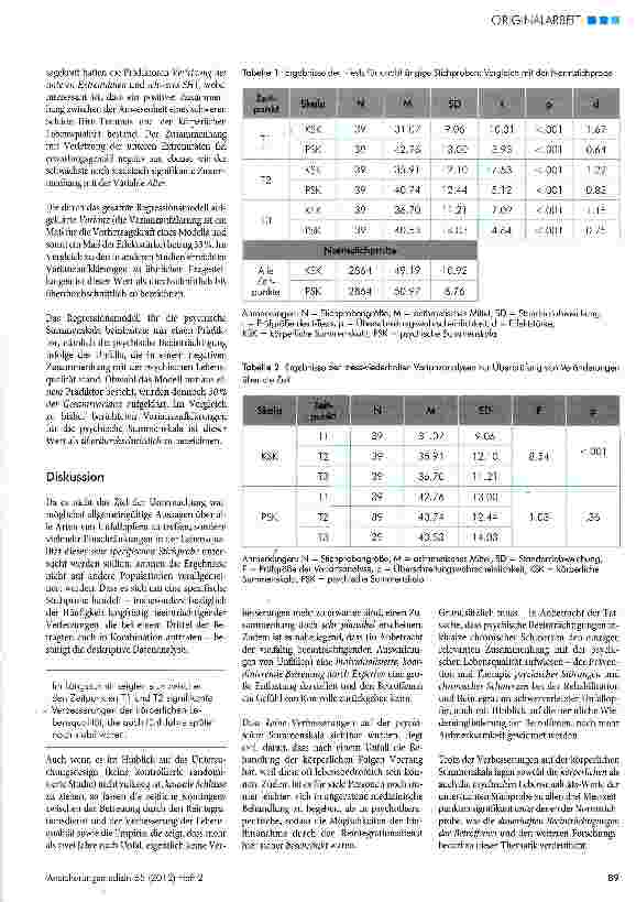 Vorschauseite 4: Gesundheitsbezogene Lebensqualität schwerverletzter Unfallopfer: Eine Längsschnittstudie mit dem SF-36