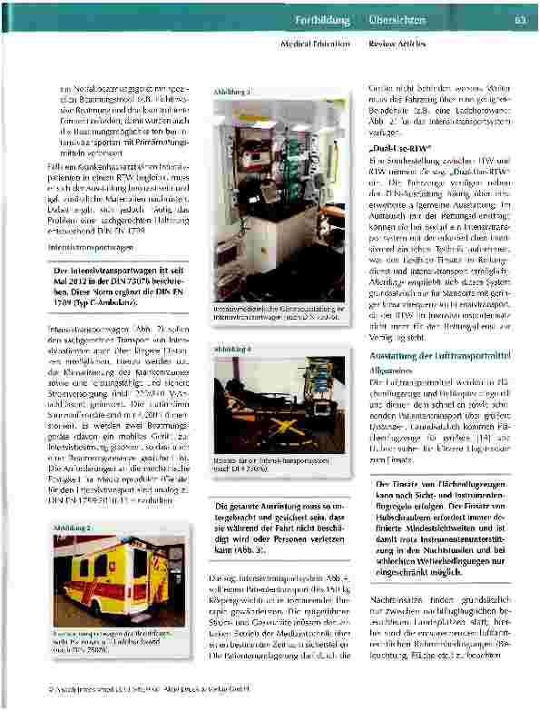 Vorschauseite 5: Intensivtransport