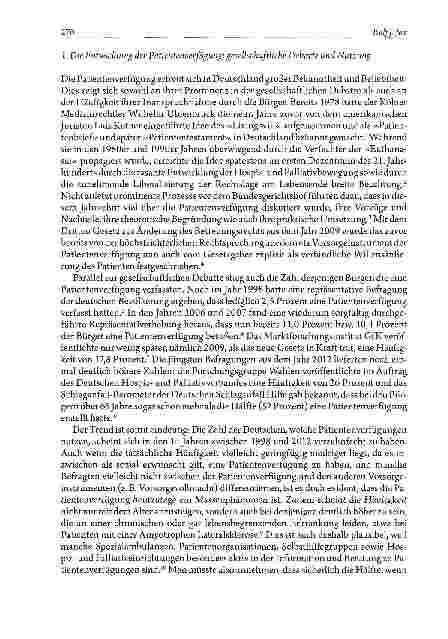 Vorschauseite 2: Die Patientenverfügung und ihre praktische Umsetzung in Deutschland