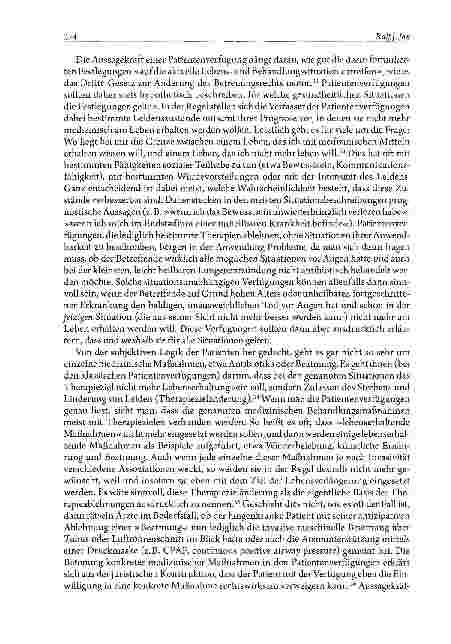 Vorschauseite 6: Die Patientenverfügung und ihre praktische Umsetzung in Deutschland
