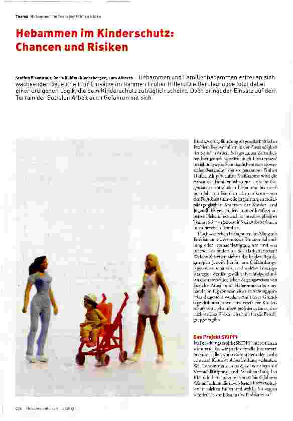 Vorschauseite 1: Hebammen im Kinderschutz Chancen und Risiken